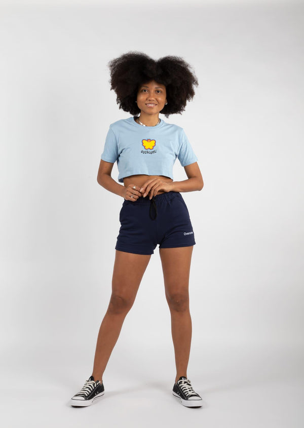 Cropped Overcome Btf 1000 Azul