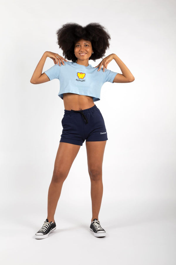 Cropped Overcome Btf 1000 Azul