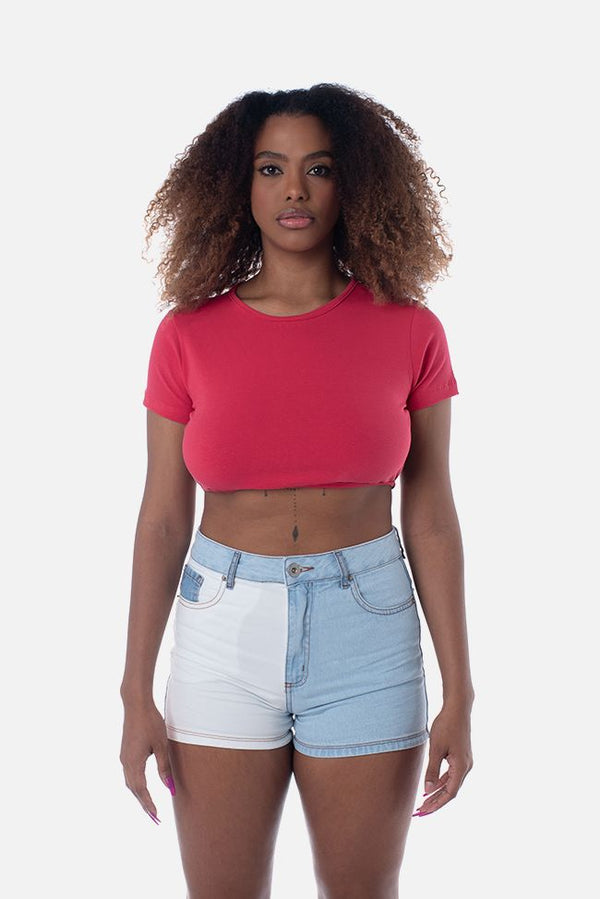 Cropped Tira Overcome Cereja