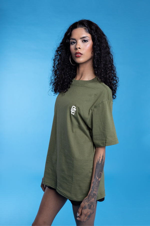 Camiseta Overcome OC Logo Verde-001