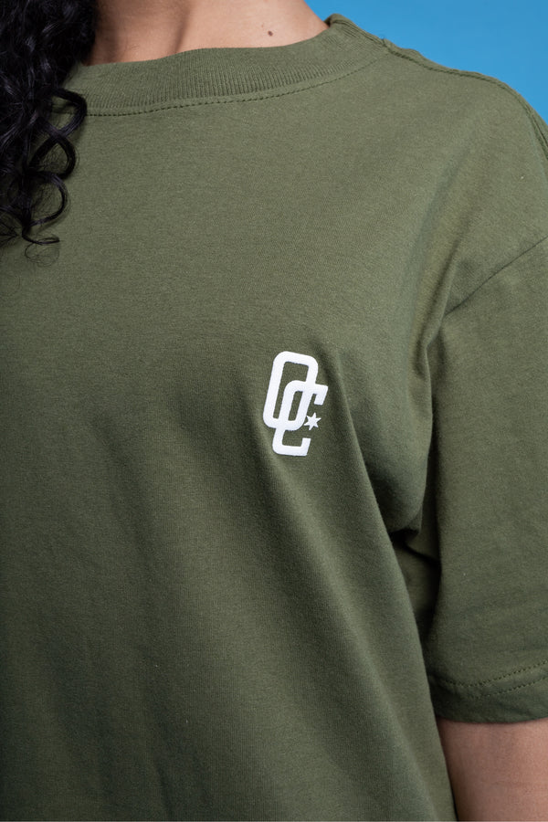 Camiseta Overcome OC Logo Verde-001