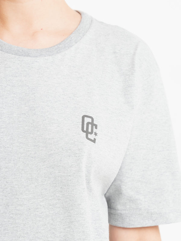Camiseta Overcome OC Logo Cinza Mescla