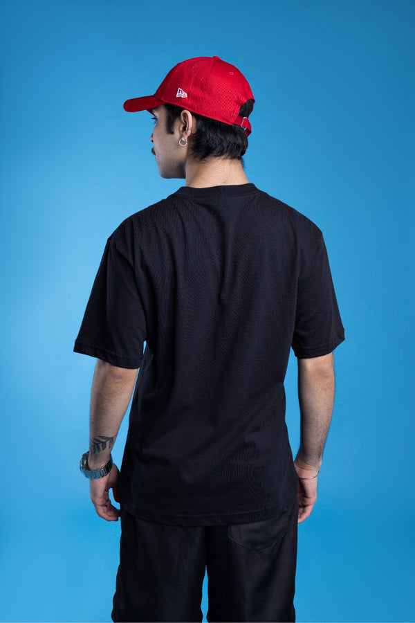 Camiseta Overcome A Lot Of Fire Preta