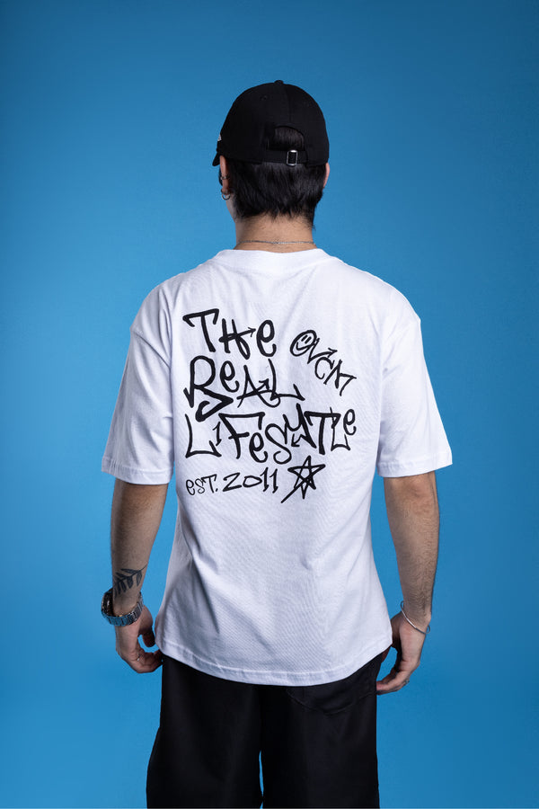 Camiseta Overcome New Grafitti Branco