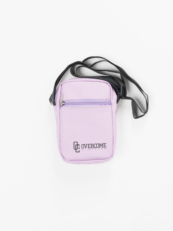 Shoulder Bag Overcome Script Lilás
