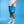 Carregar imagem no visualizador da galeria, Shorts Overcome Basic Masculino Azul Claro/Branco
