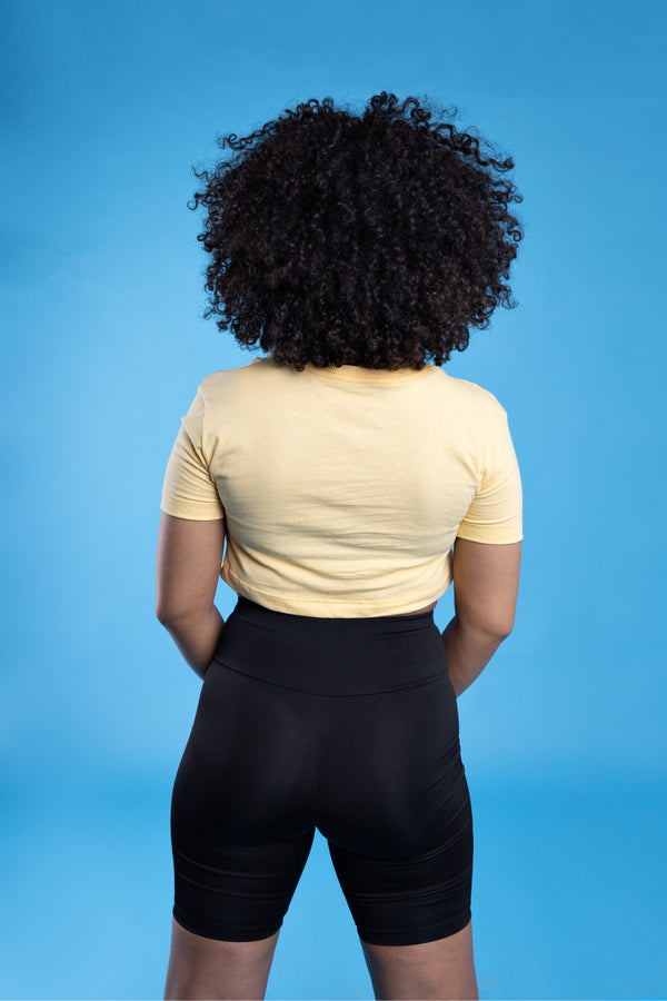 Cropped Overcome New Logobox Amarelo