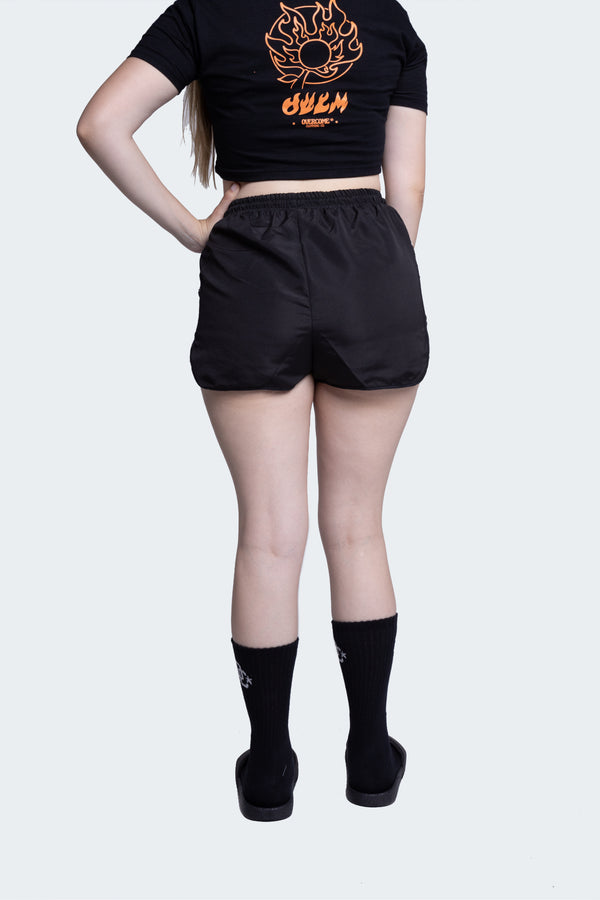 Shorts Overcome Feminino "Strip" Preto