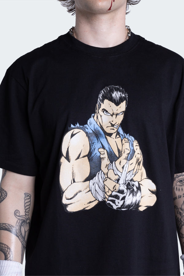 Camiseta Overcome x Bad Boy Fight Preta