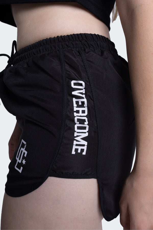Shorts Overcome Feminino "Strip" Preto