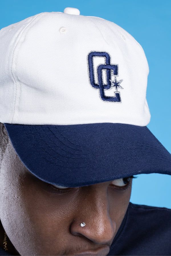 Boné Dad Hat Overcome Game Day Off White