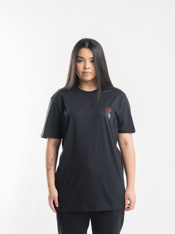 Camiseta Overcome "Rose" Preta