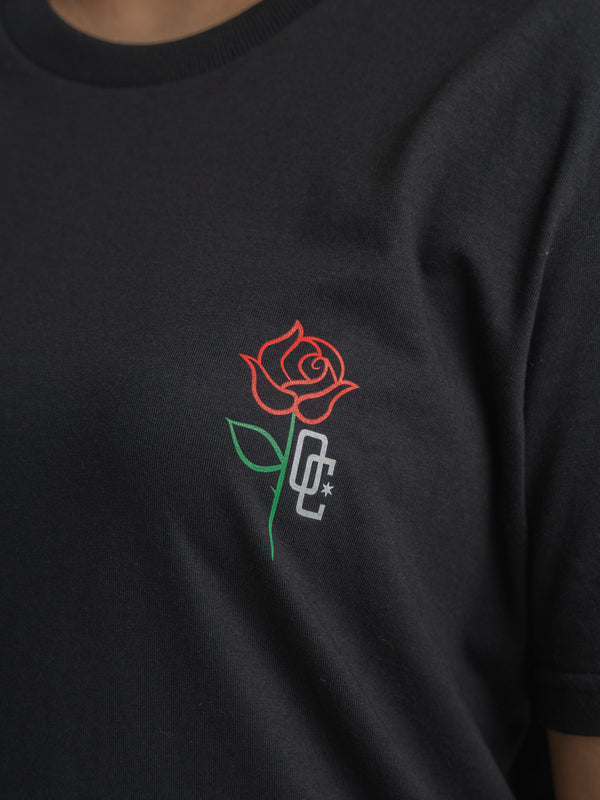 Camiseta Overcome "Rose" Preta