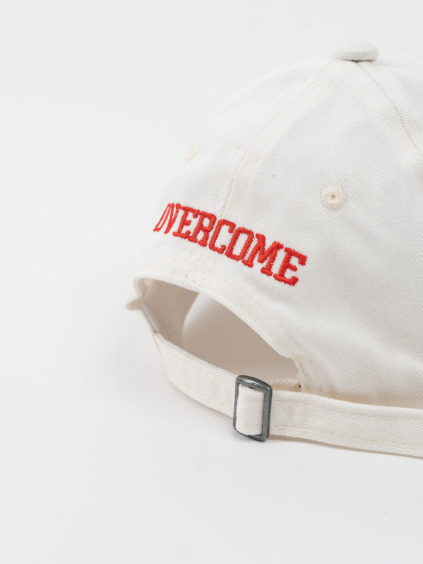 Boné Dad Hat Overcome Flames Off White