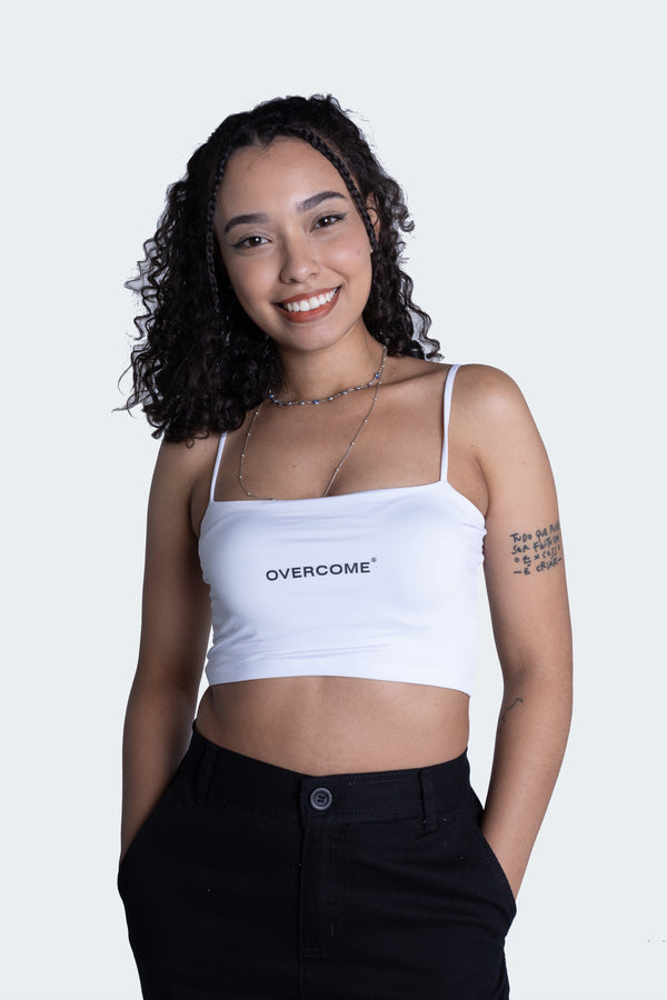 Top Overcome New Logobox Branco