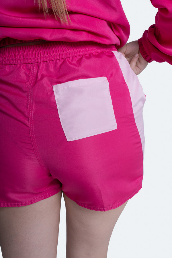 Shorts Overcome Color Block Rosa