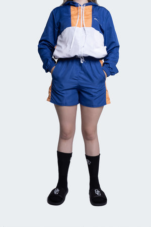 Shorts Overcome Color Block Azul Royal