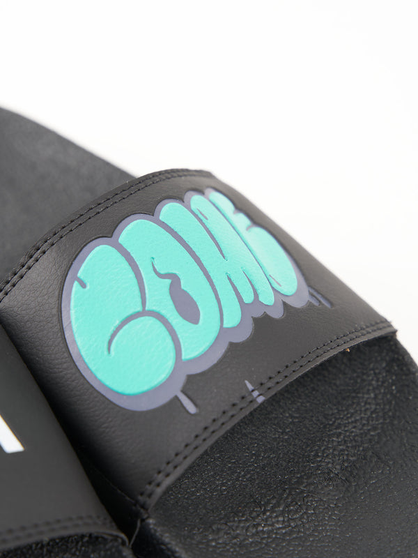 Chinelo Overcome "Grafitti" Preto