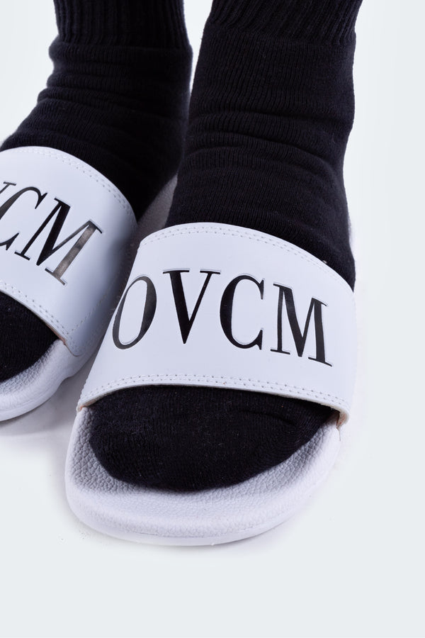 Chinelo Overcome "OVCM" Branco