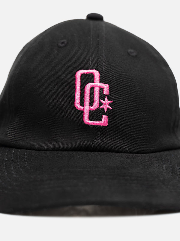Boné Dad Hat Overcome "Logo" Preto/Rosa