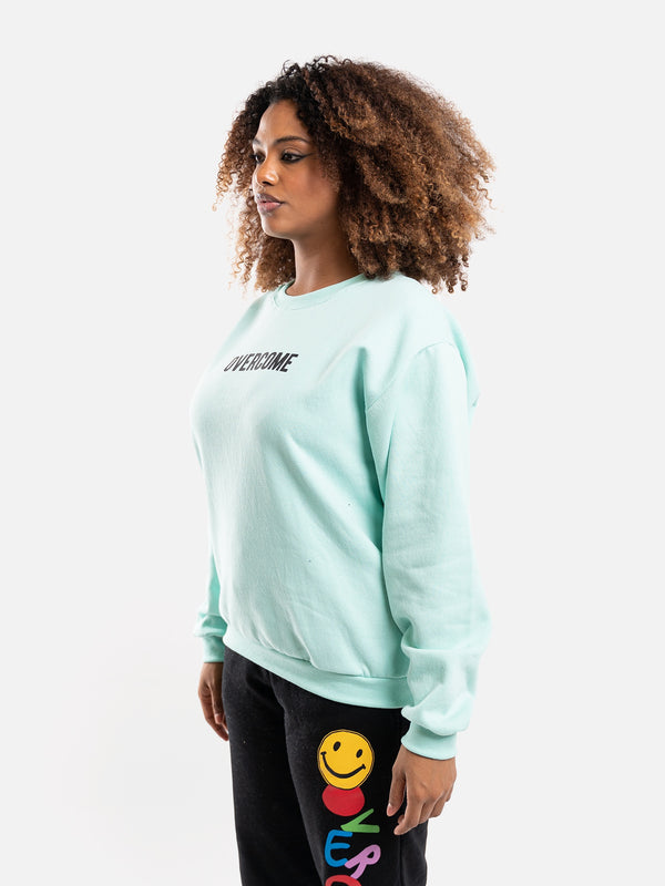 Moletom Overcome Careca "LogoBox" Tiffany